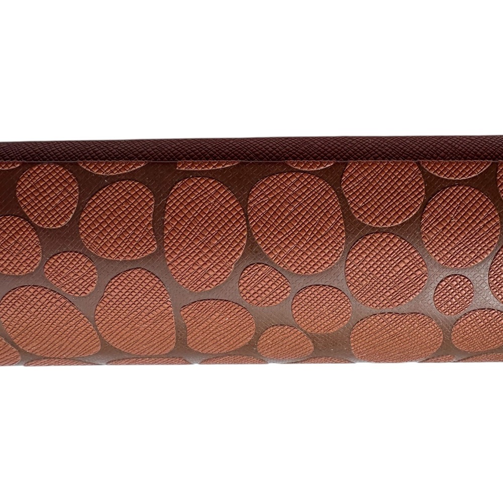Eyeglass Case Hard Shell Clamshell Protective Brown‎ Pattern - Picture 2 of 9